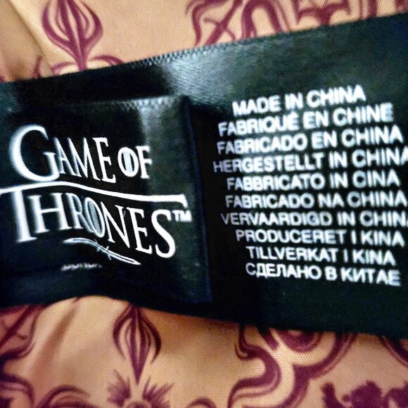 Loungefly Game of Thrones House Lannister Mini Backpack Red Gold main image 10